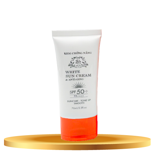 KEM CHỐNG NẮNG PHỔ RỘNG BẢO VỆ TOÀN DIỆN  SPF 50+, PA++++ SH WHITE